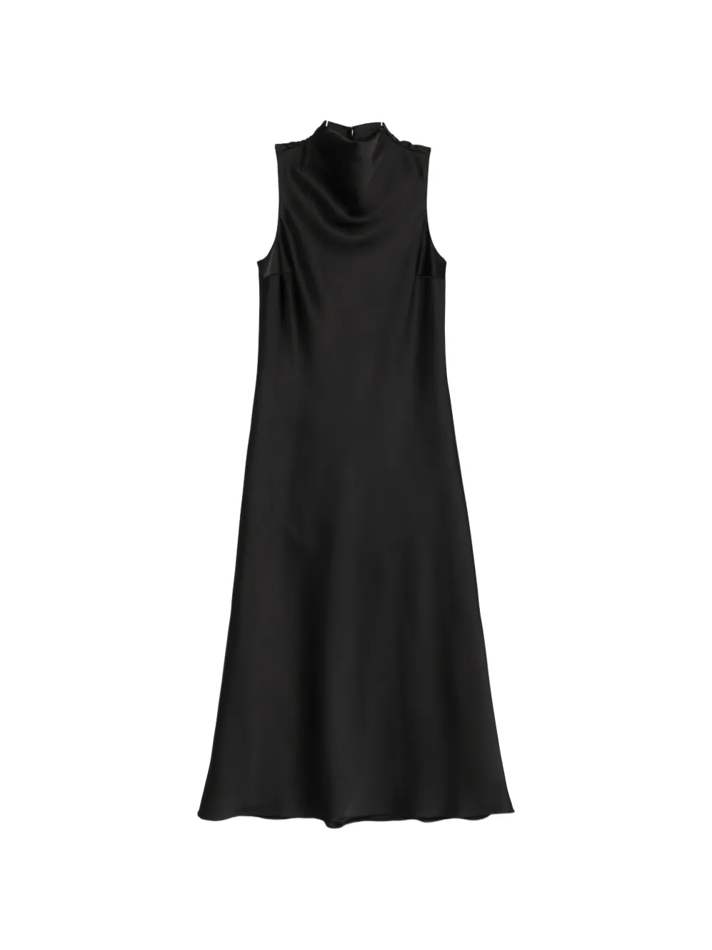 Patrizia Pepe satin midi dress - Nero