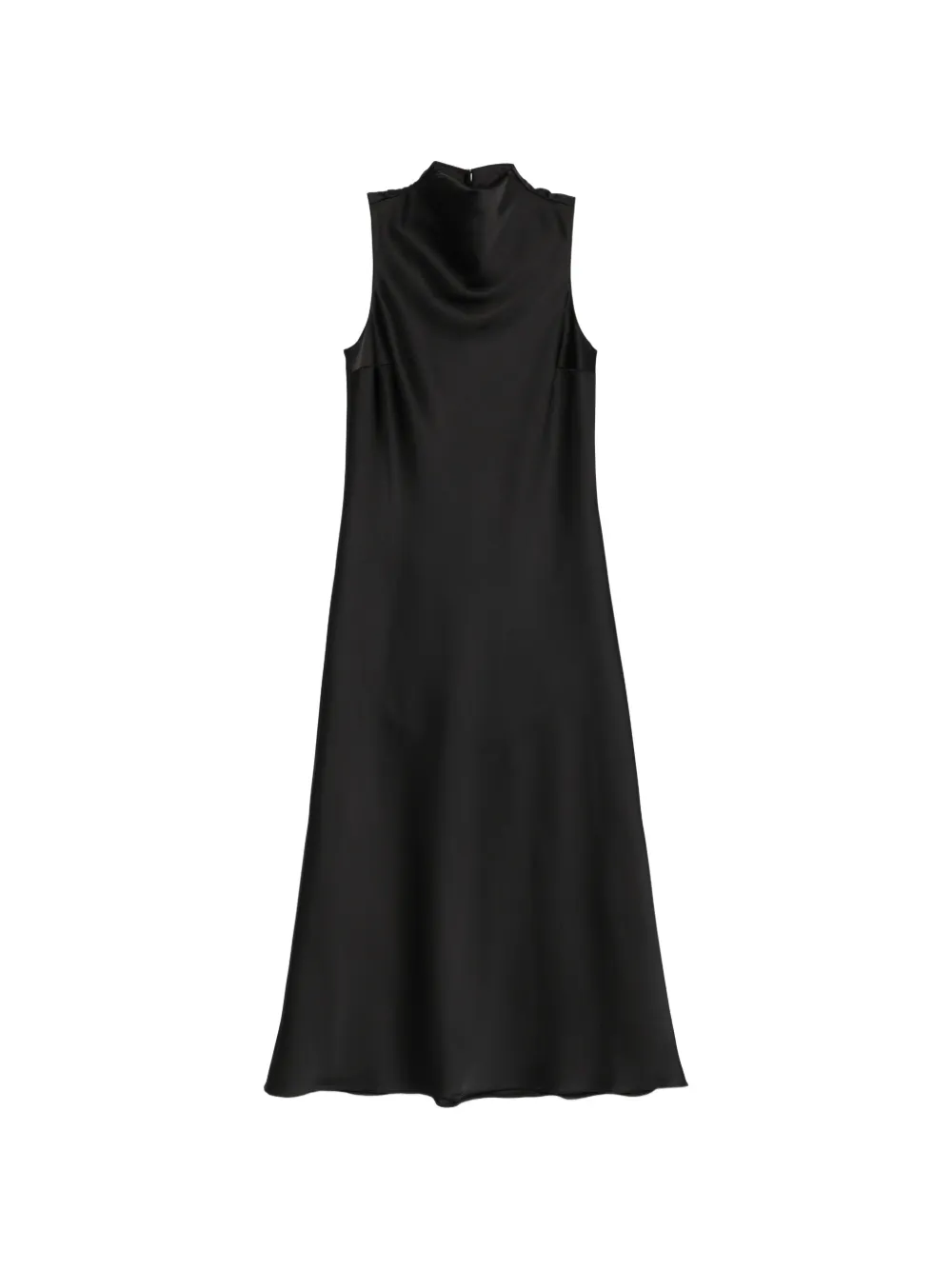 Patrizia Pepe satin midi dress - Nero