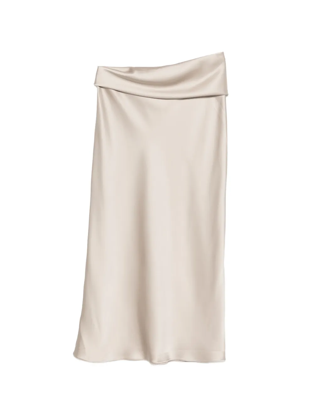  Patrizia Pepe Draped Midi Skirt - Grey 