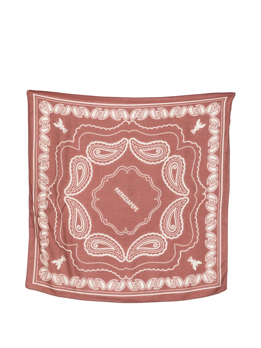 Patrizia Pepe graphic-print scarf - Marrone