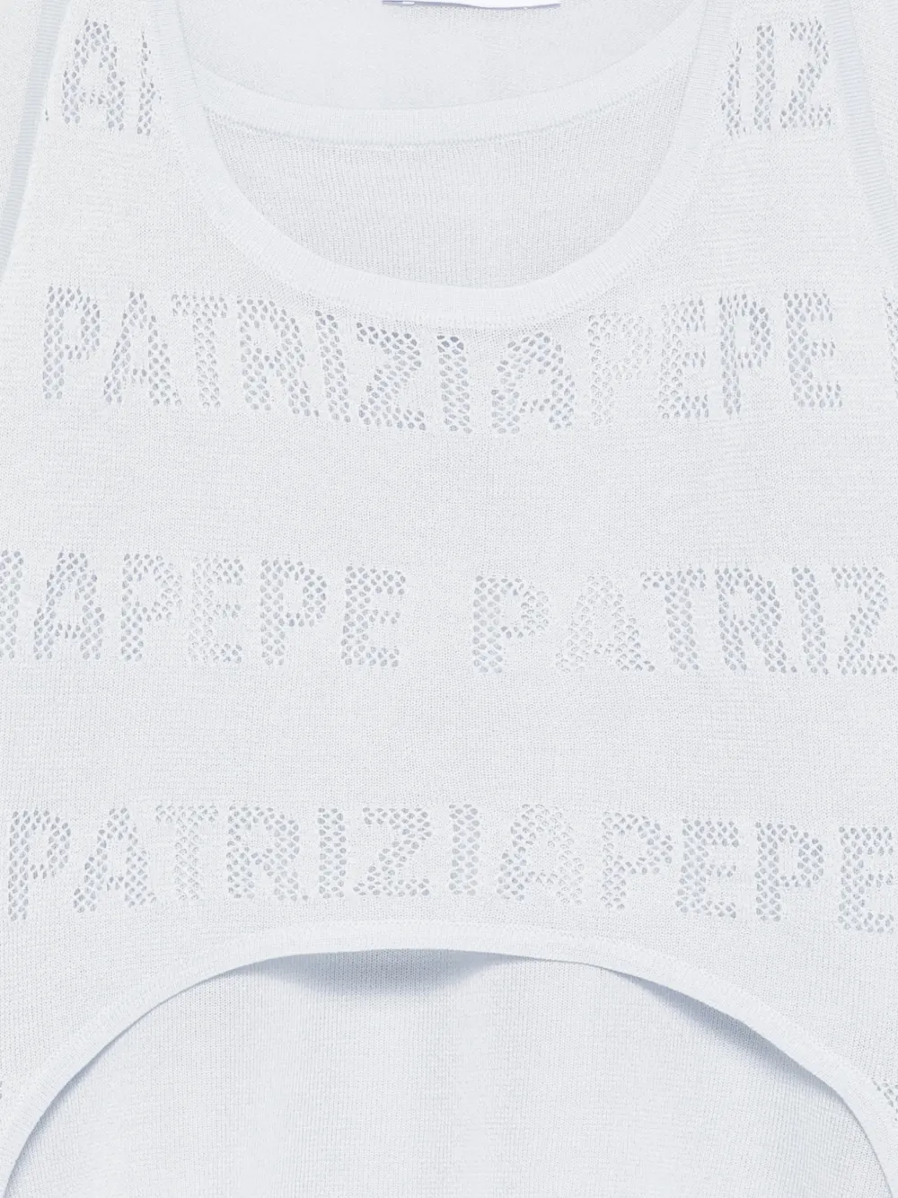 Patrizia Pepe Mouwloze top Blauw