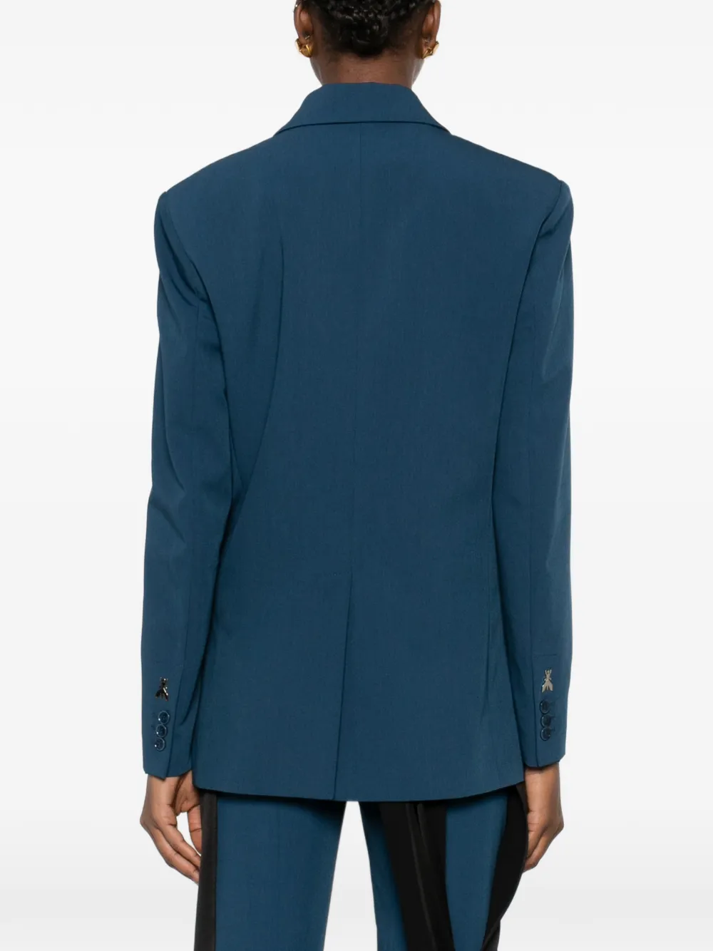 Patrizia Pepe Blazer met dubbele rij knopen Blauw