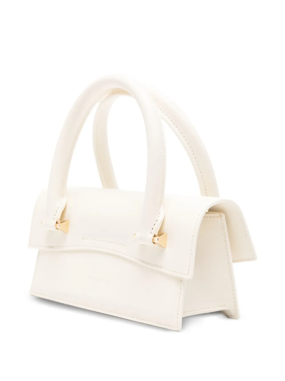 Patrizia Pepe Fly Bamby shopper met logo en handvatten Wit