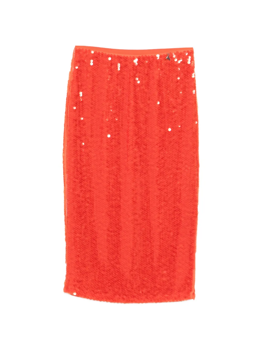 Patrizia Pepe sequin-embellished midi skirt - Arancione