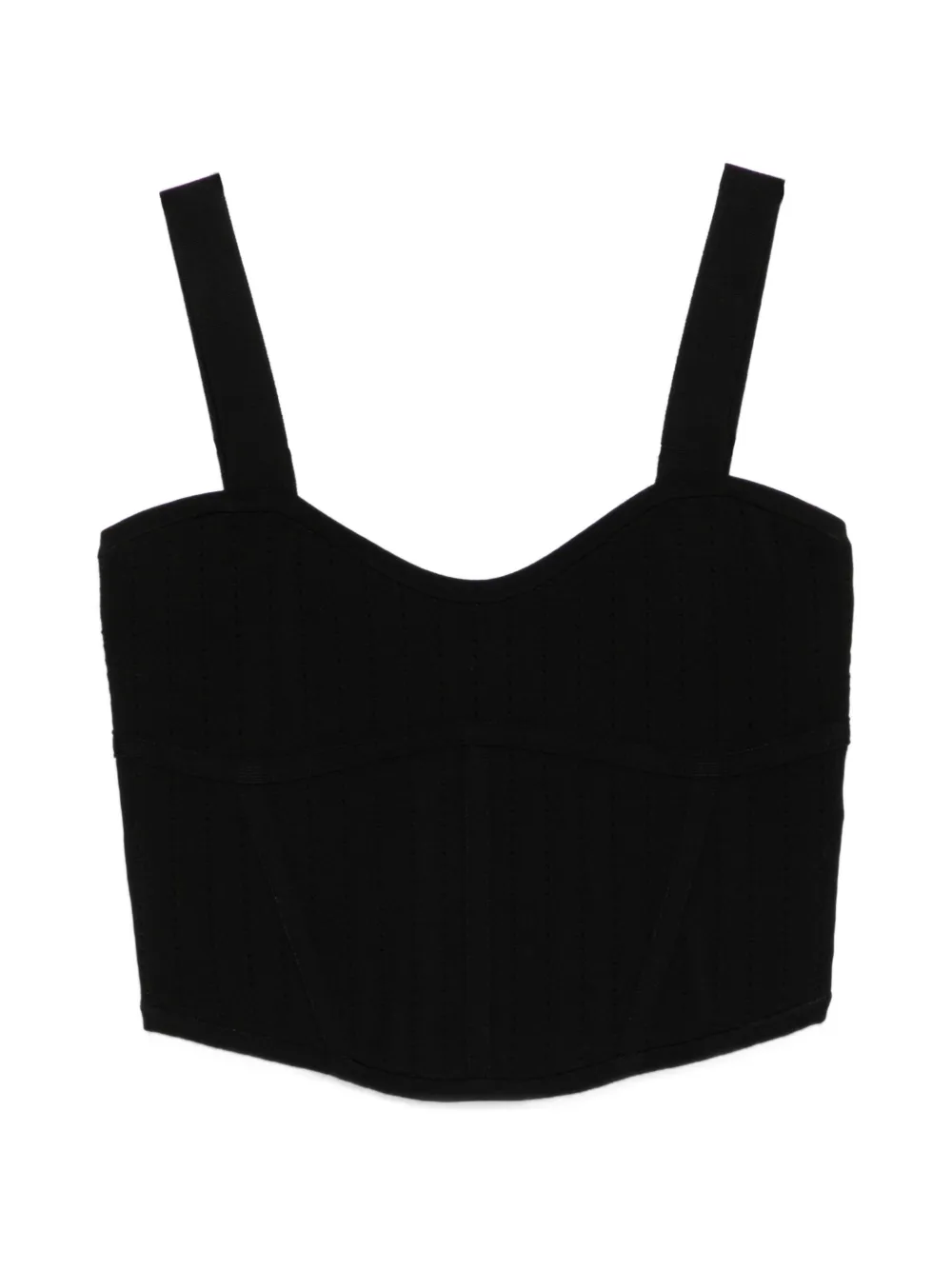 Patrizia Pepe zip-fastening top - Nero