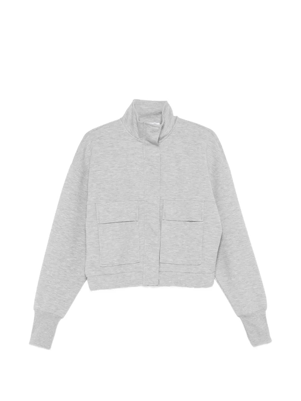 Patrizia Pepe zippered sweatshirt - Grigio