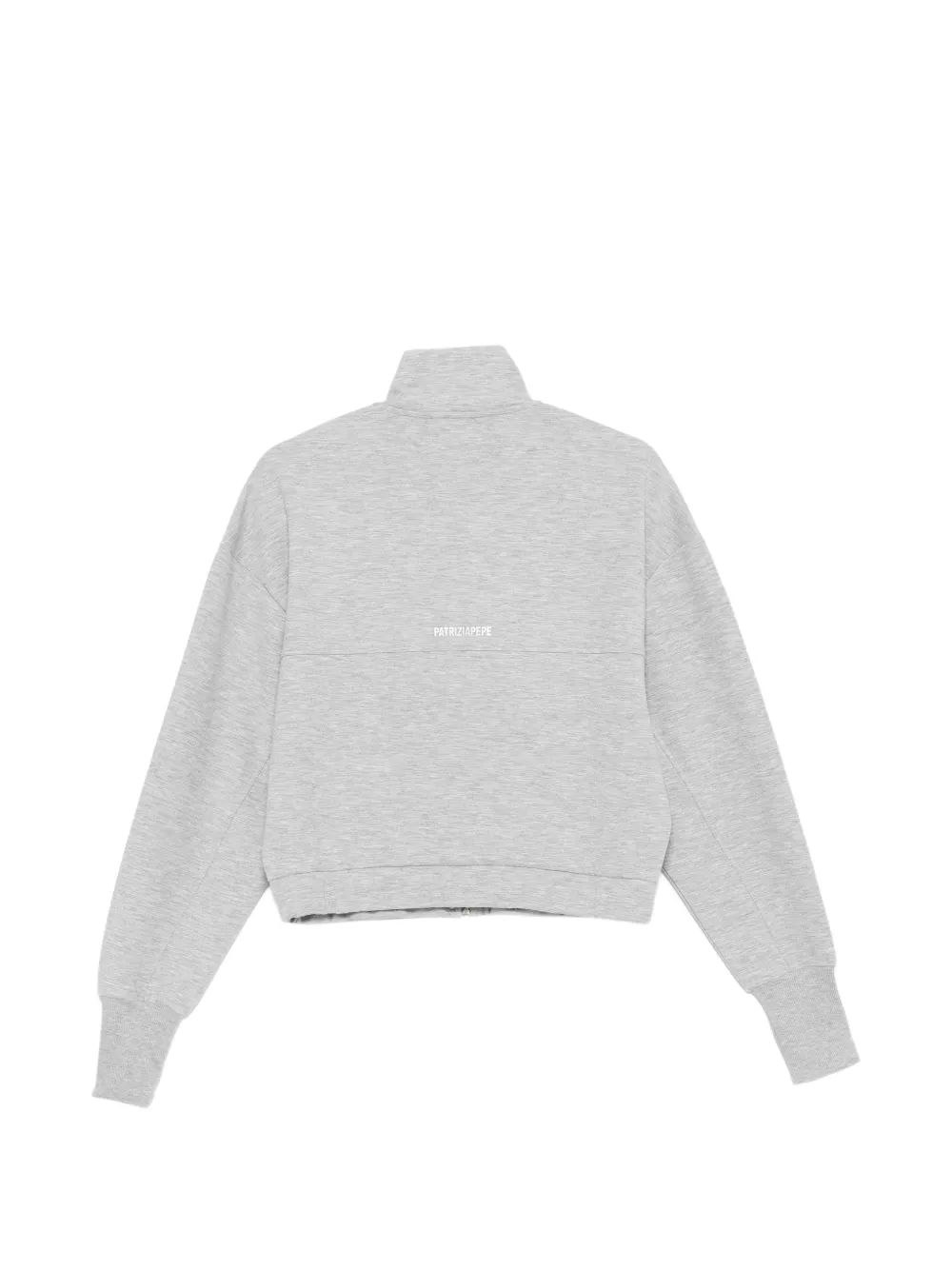 Patrizia Pepe Sweater met rits Grijs