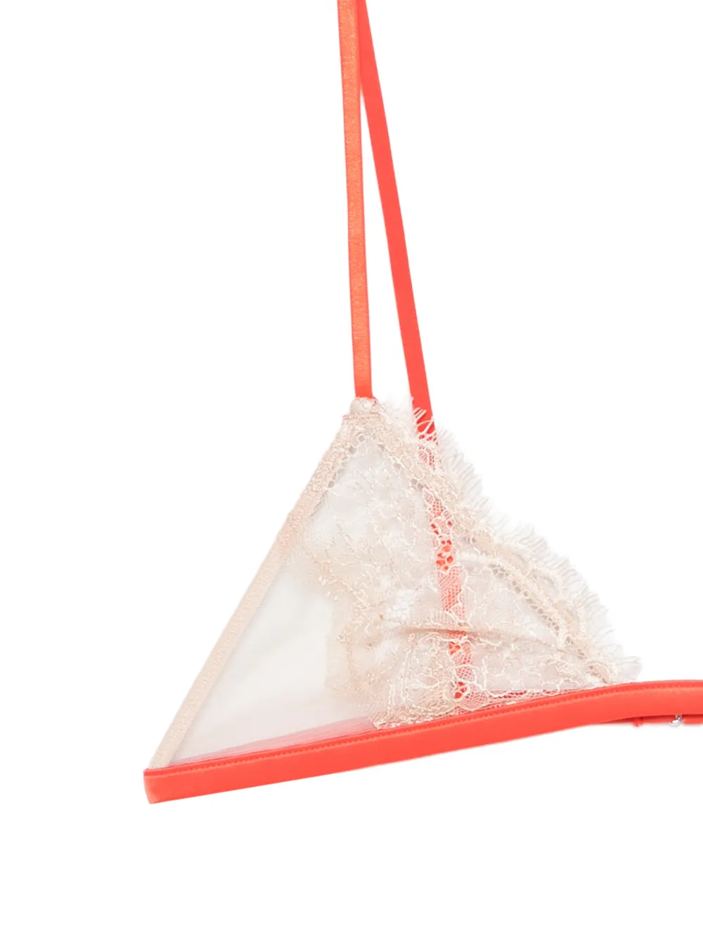  Patrizia Pepe Lace Triangle Bra - Neutrals 