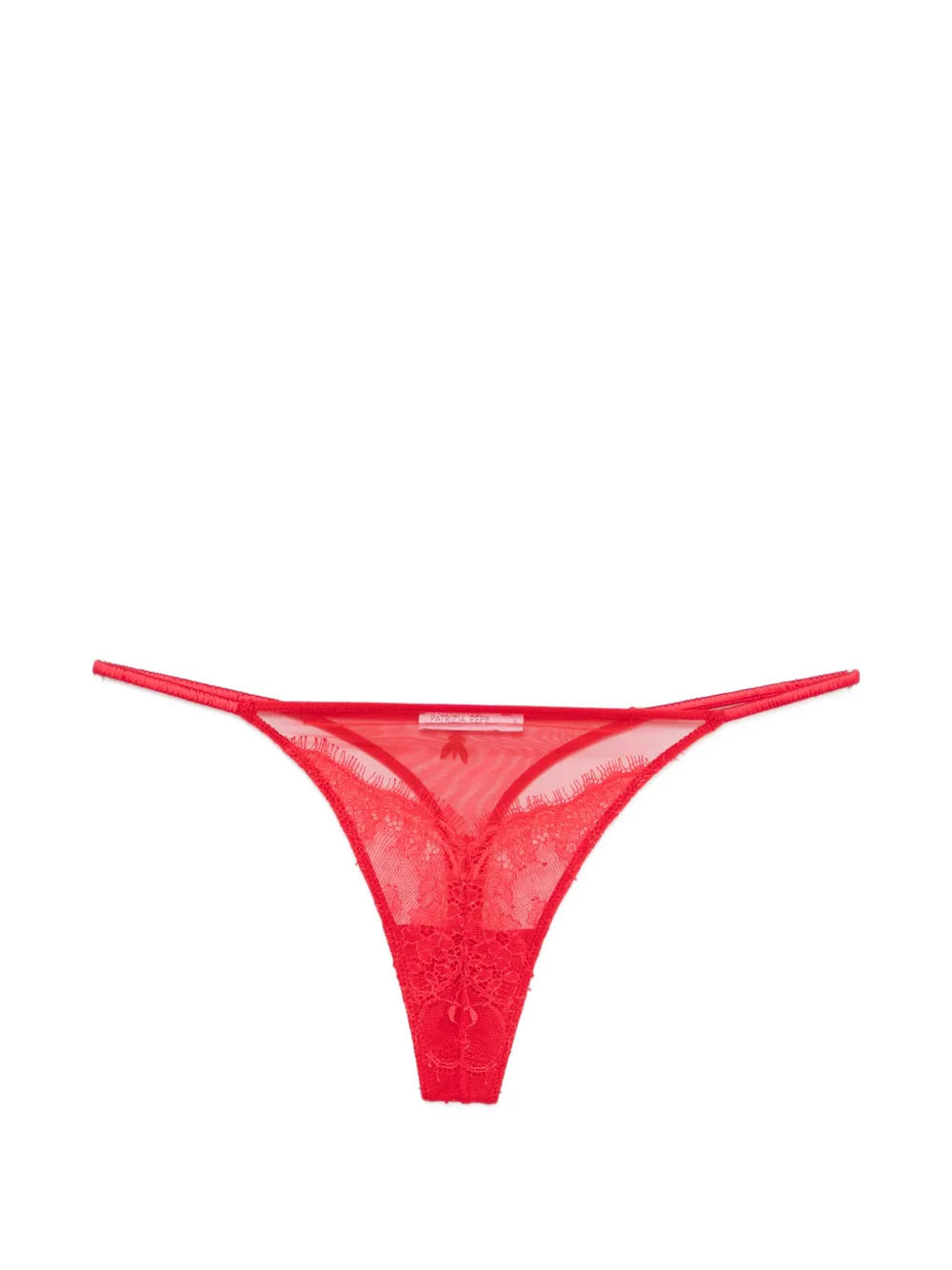 Patrizia Pepe lace thong - Rosso