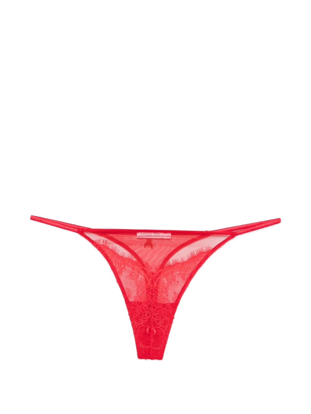 Patrizia Pepe lace thong - Rosso