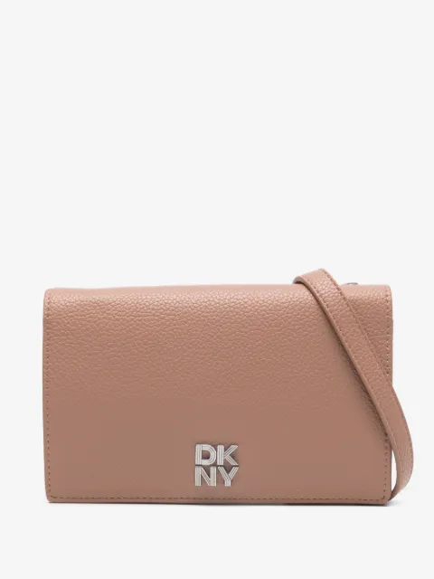 DKNY bolsa mini con placa del logo