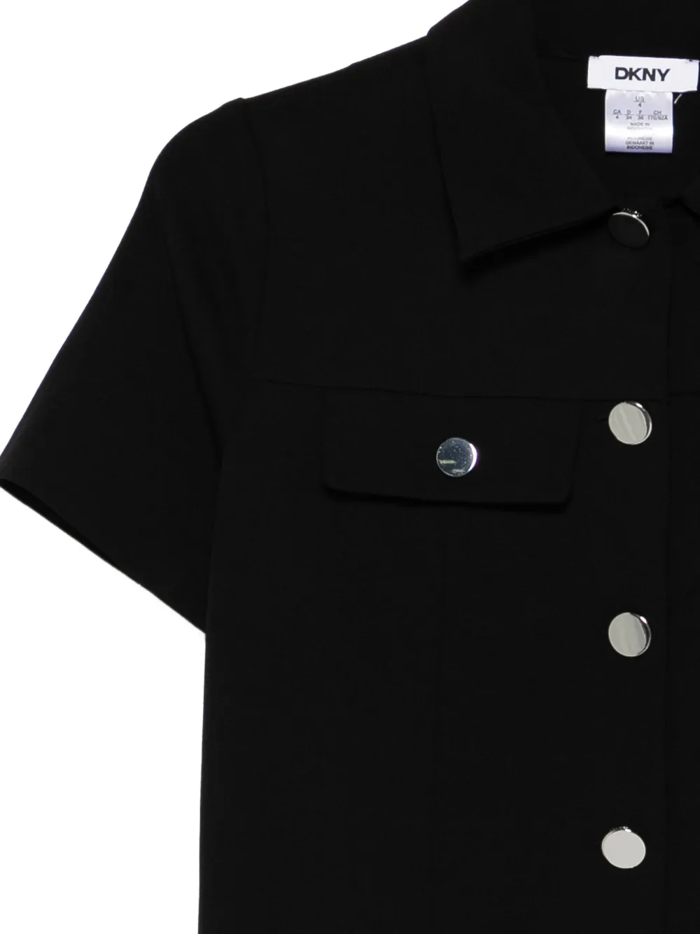 DKNY Mini-jurk met zak met knoop Zwart