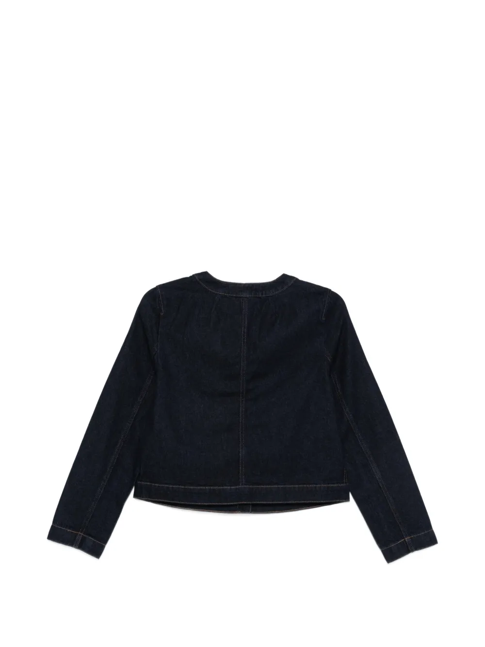  Dkny Button-embellished Denim Jacket - Blue 