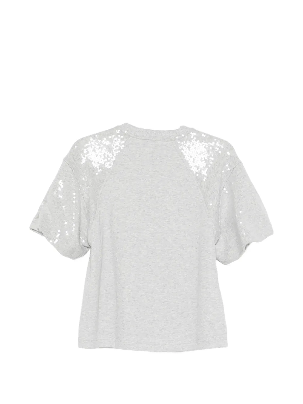  Dkny Sequins Puff-sleeves T-shirt - Grey 