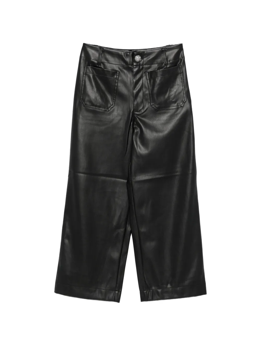 DKNY belt-loop zip-fastening trousers - Nero