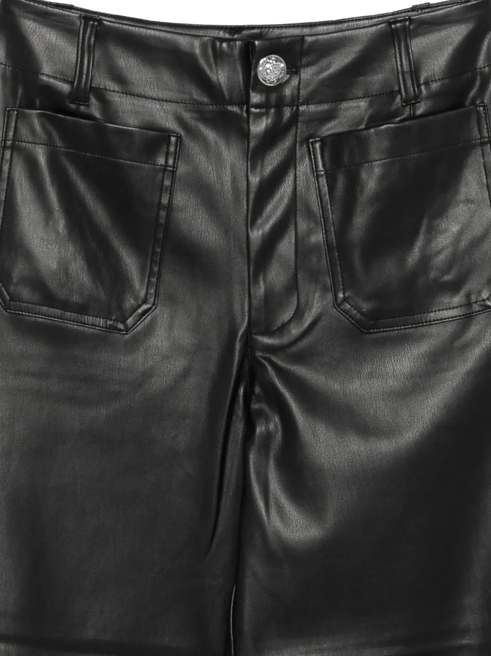 DKNY Broek met ritssluiting en riemlus Zwart