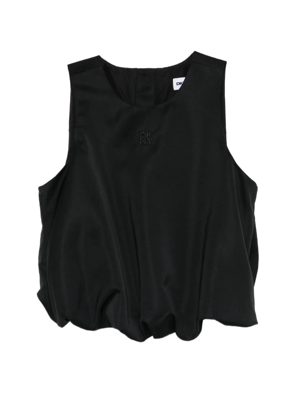 DKNY sleeveless bubble tank top - Nero