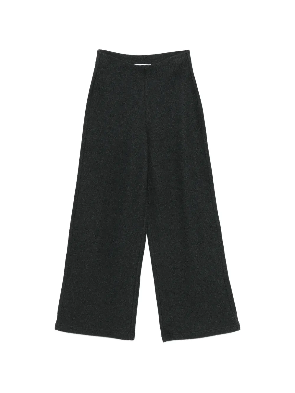 Dkny Elastic-waist Palazzo Pants In Gray