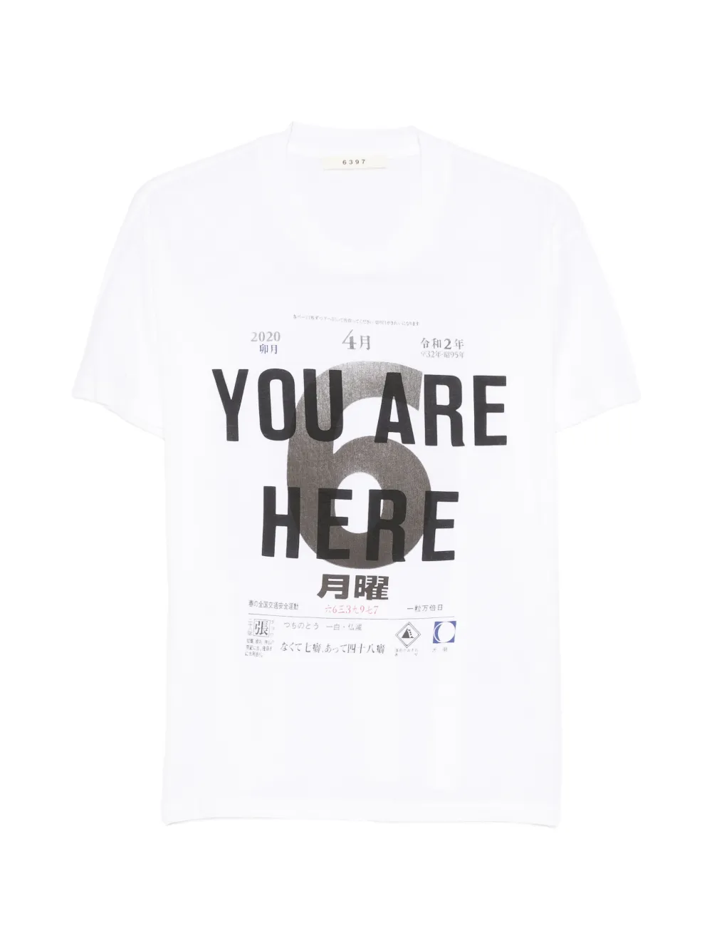 6397 Russel T-shirt In White