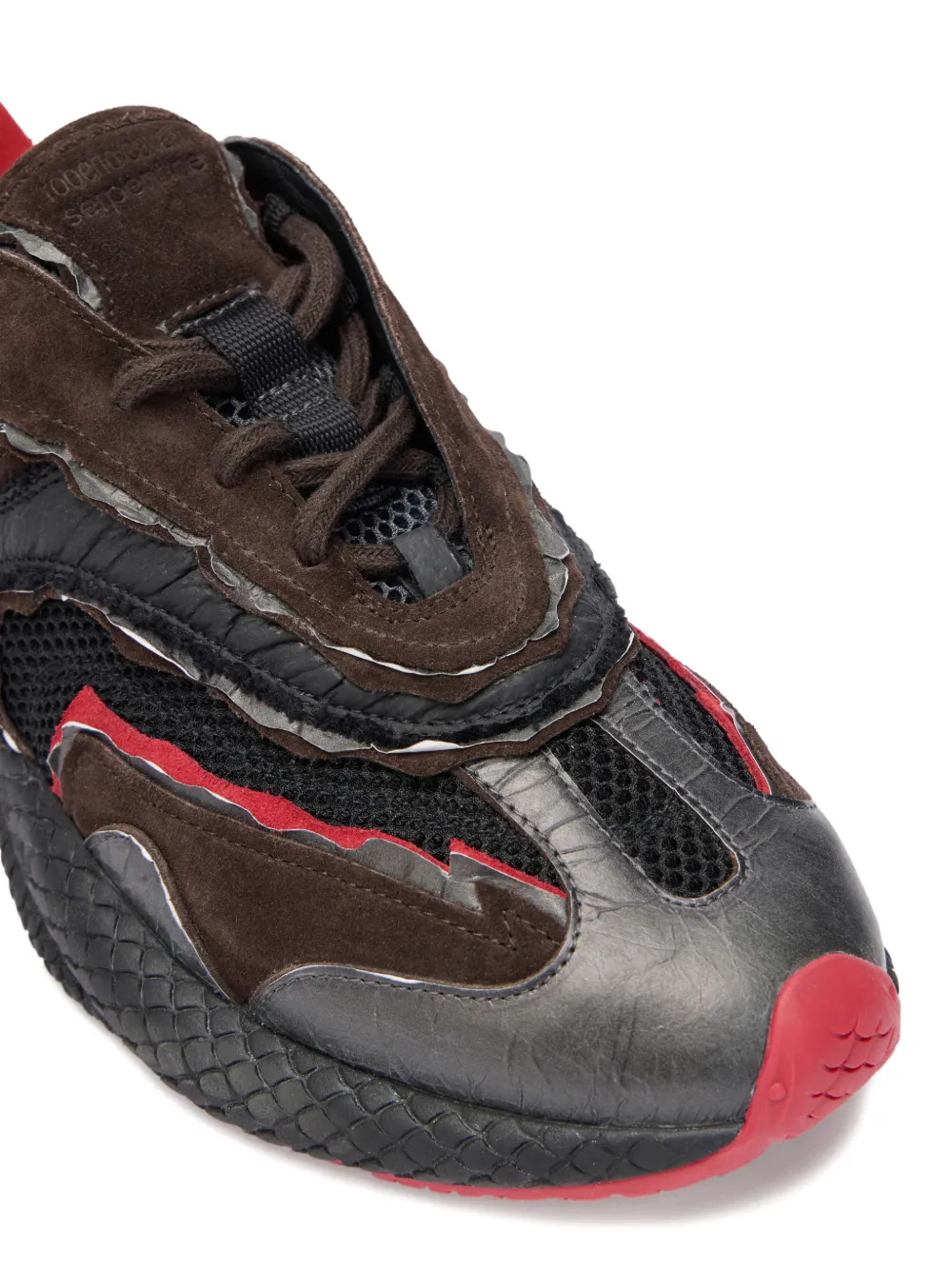 Roberto Cavalli Serpentine sneakers Bruin