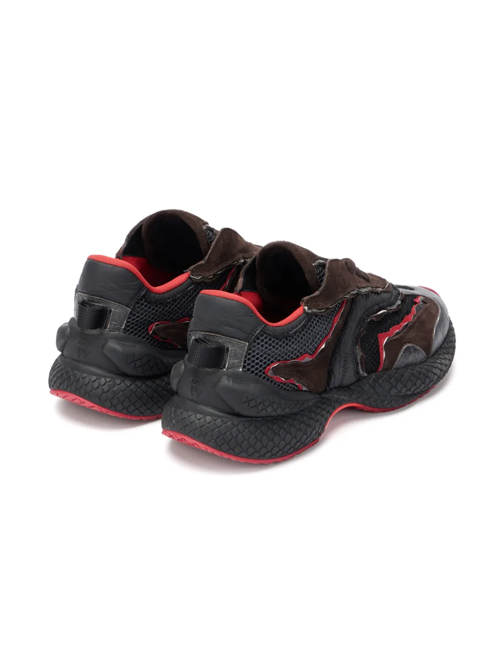 Roberto Cavalli Serpentine sneakers Bruin