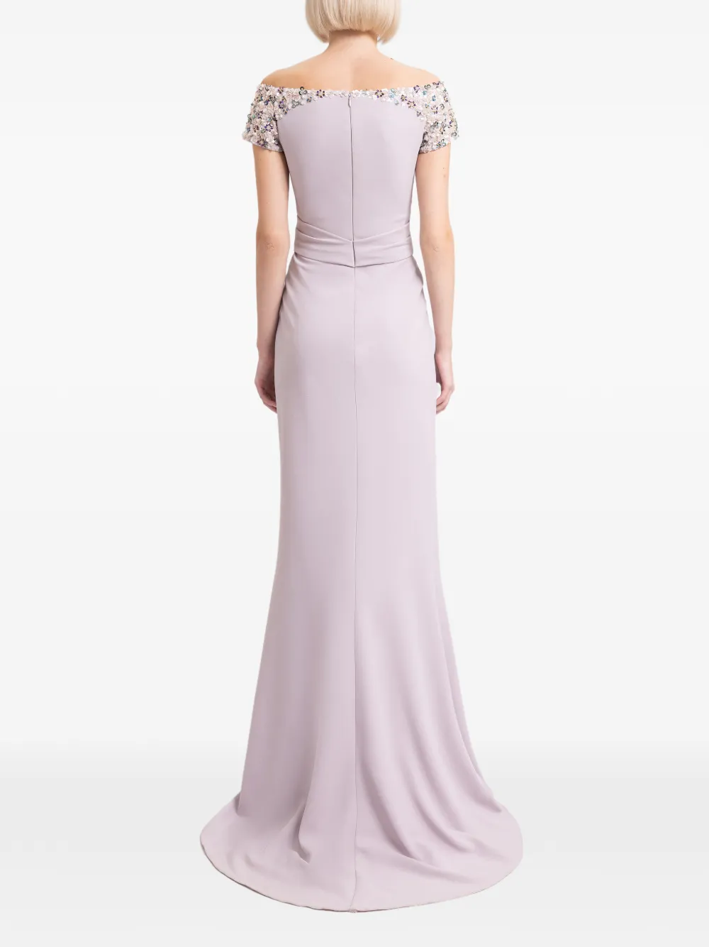 Gemy Maalouf Off-shoulder jurk Paars