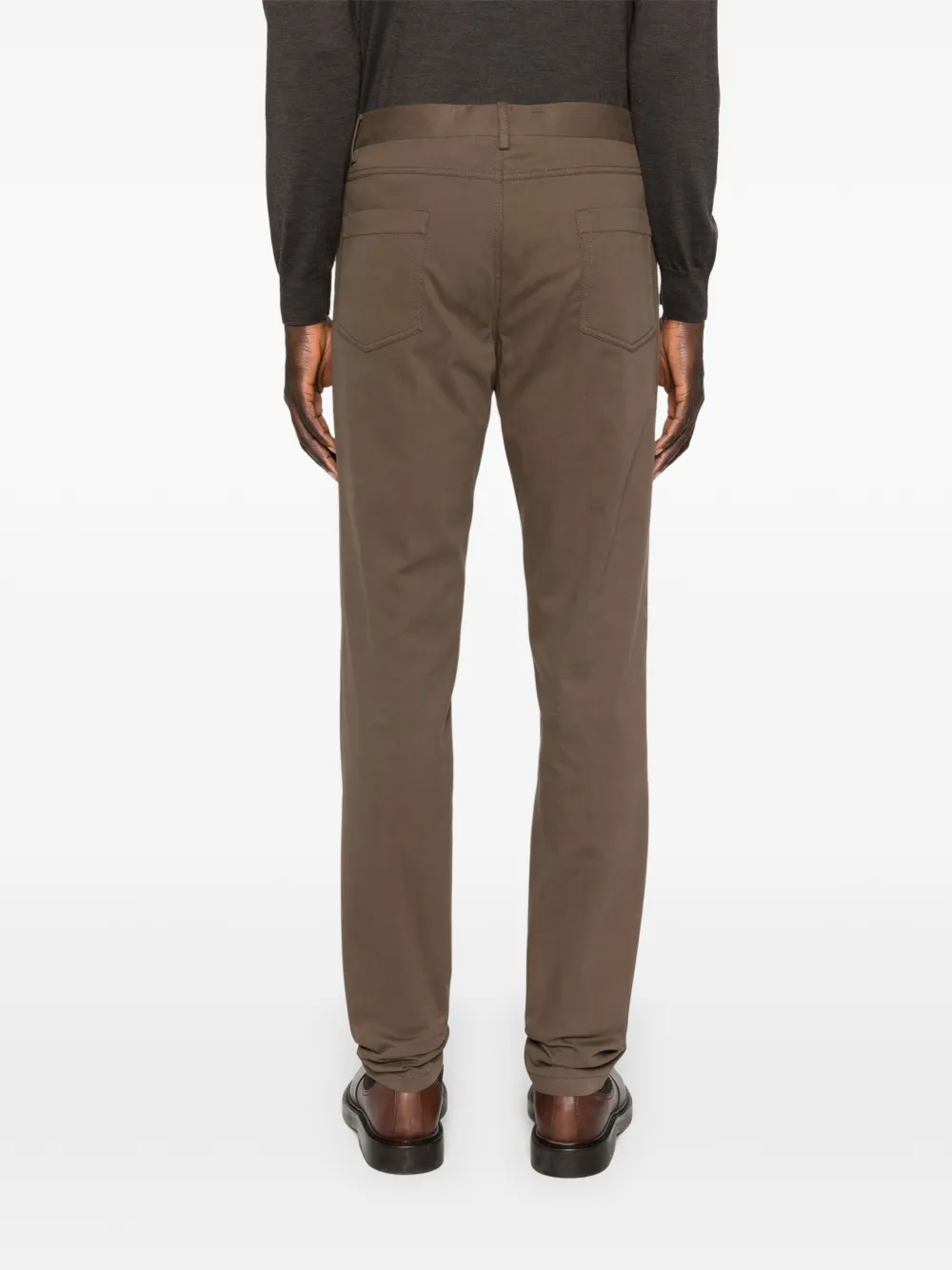 Corneliani Broek met vijf zakken Bruin