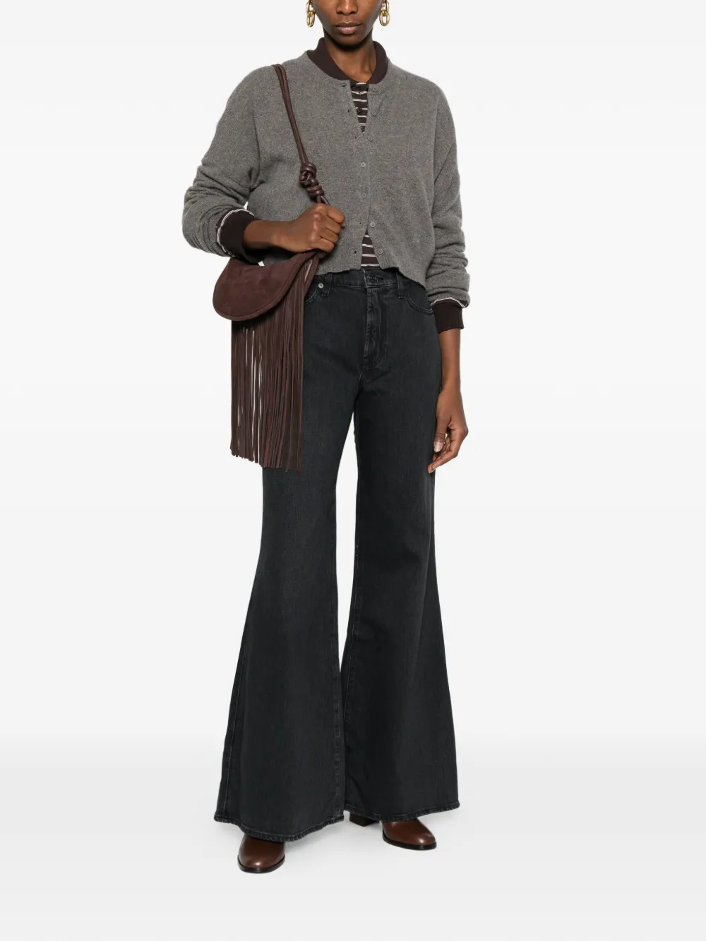 Seven flared jeans - Zwart