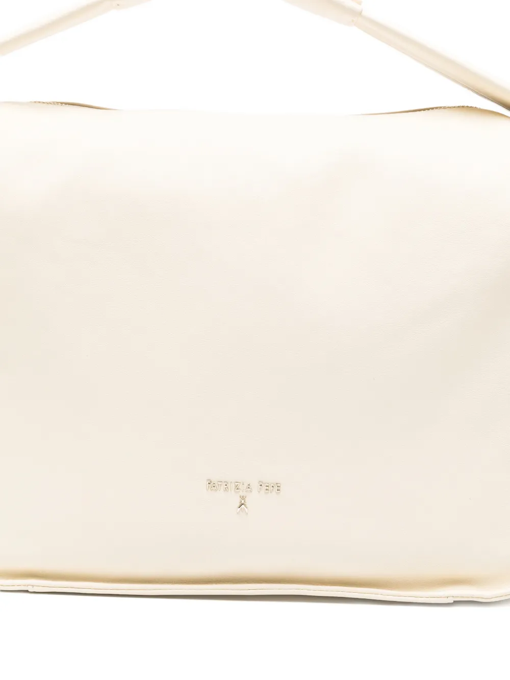  Patrizia Pepe Large Leather Shoulder Bag - Neutrals 