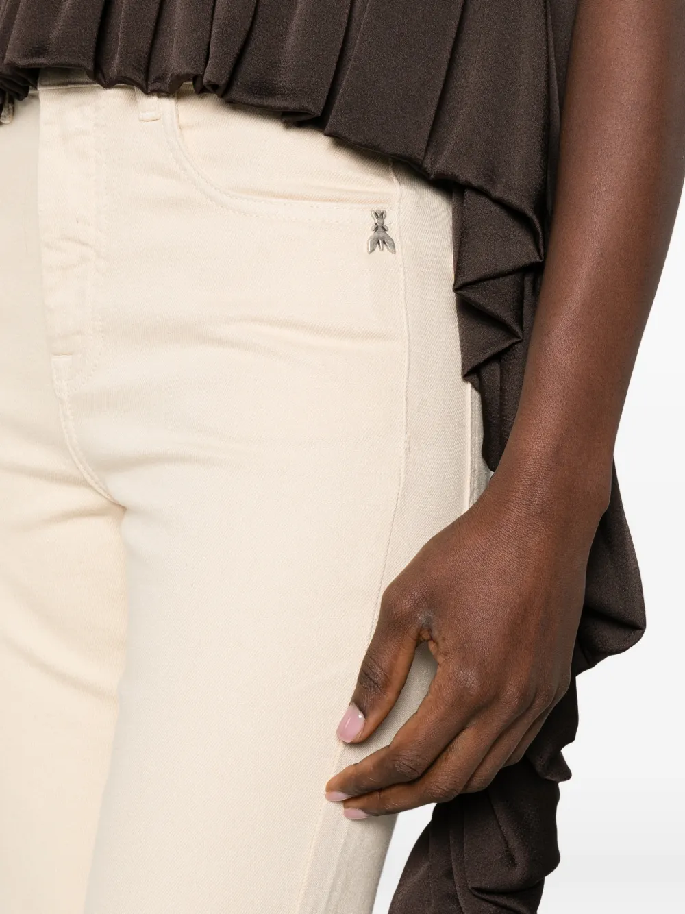 Patrizia Pepe High waist jeans Beige