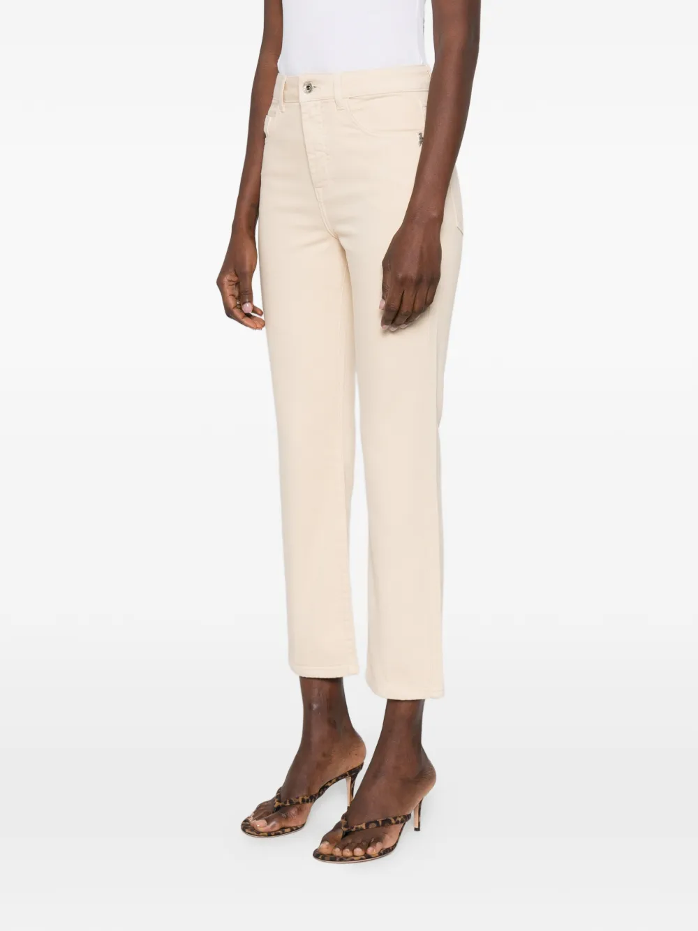 Patrizia Pepe High waist jeans Beige