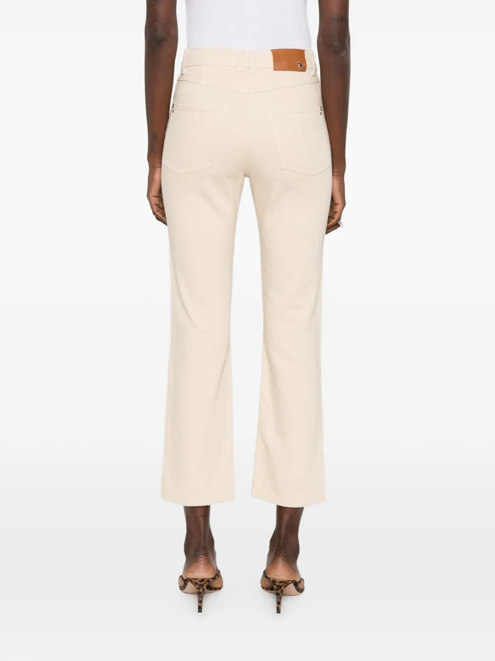 Patrizia Pepe High waist jeans Beige