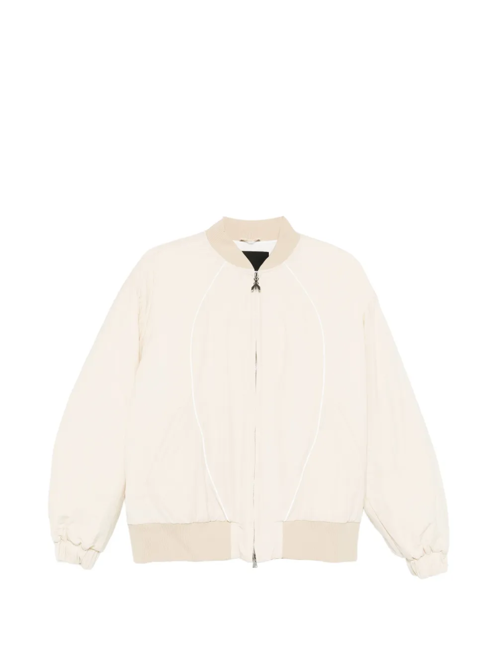 Patrizia Pepe panelled bomber jacket - Toni neutri