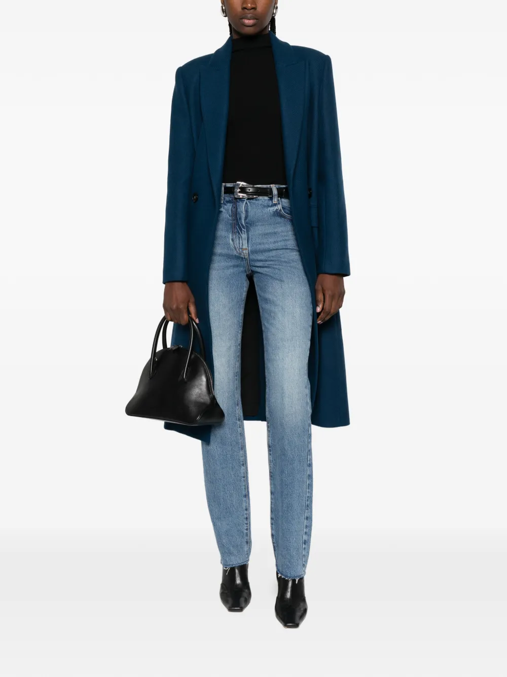 Patrizia Pepe Low-waist slim-fit jeans Blauw