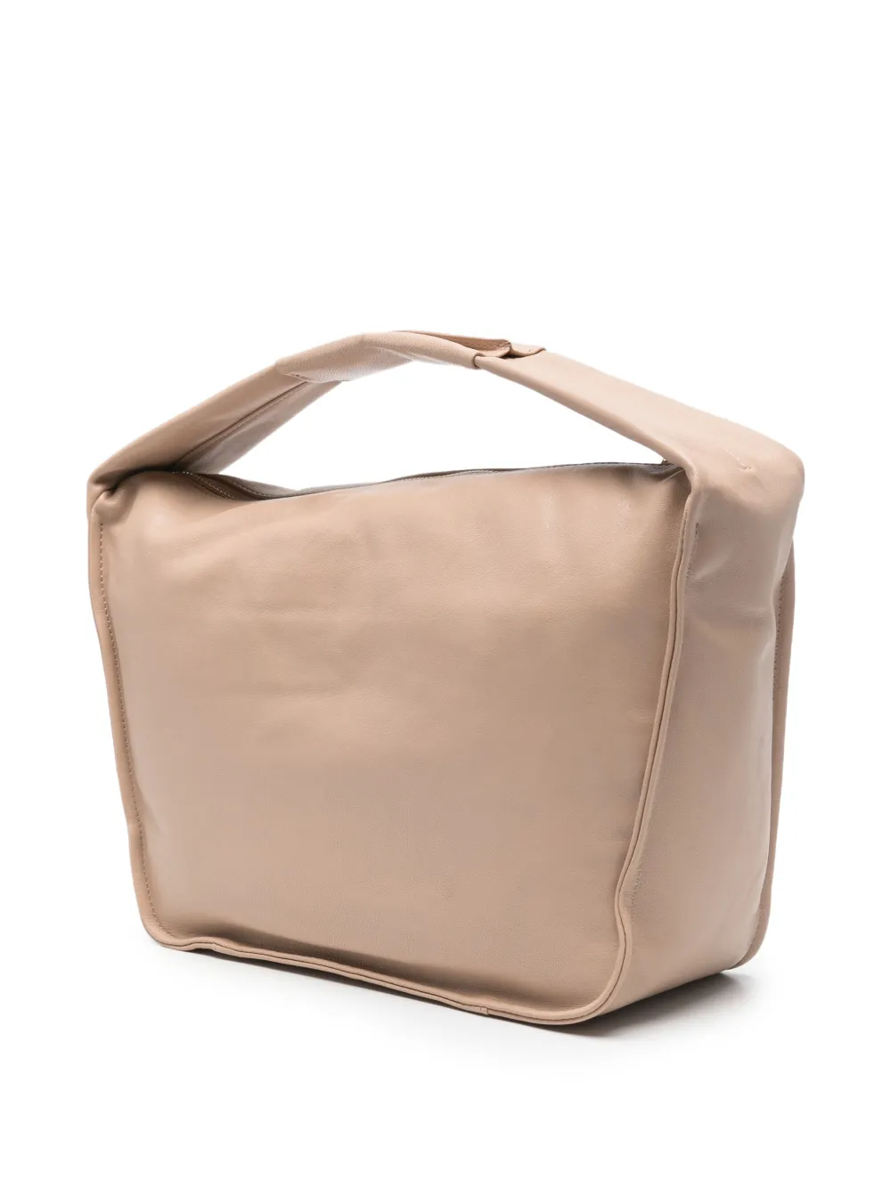  Patrizia Pepe Medium Leather Tote Bag - Neutrals 