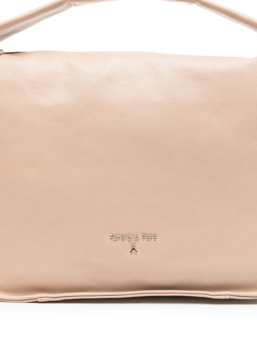  Patrizia Pepe Medium Leather Tote Bag - Neutrals 
