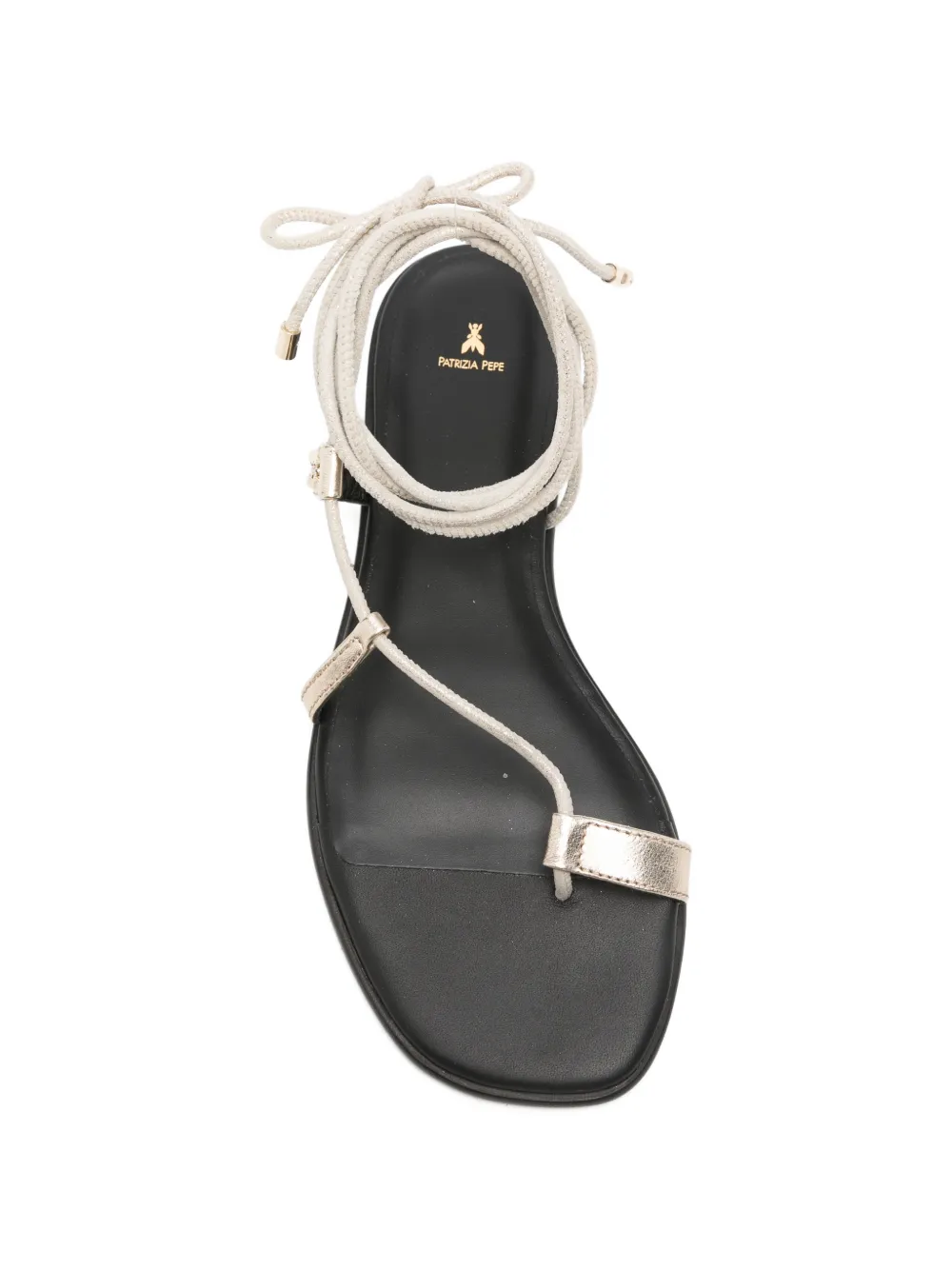 Patrizia Pepe leather sandals Beige