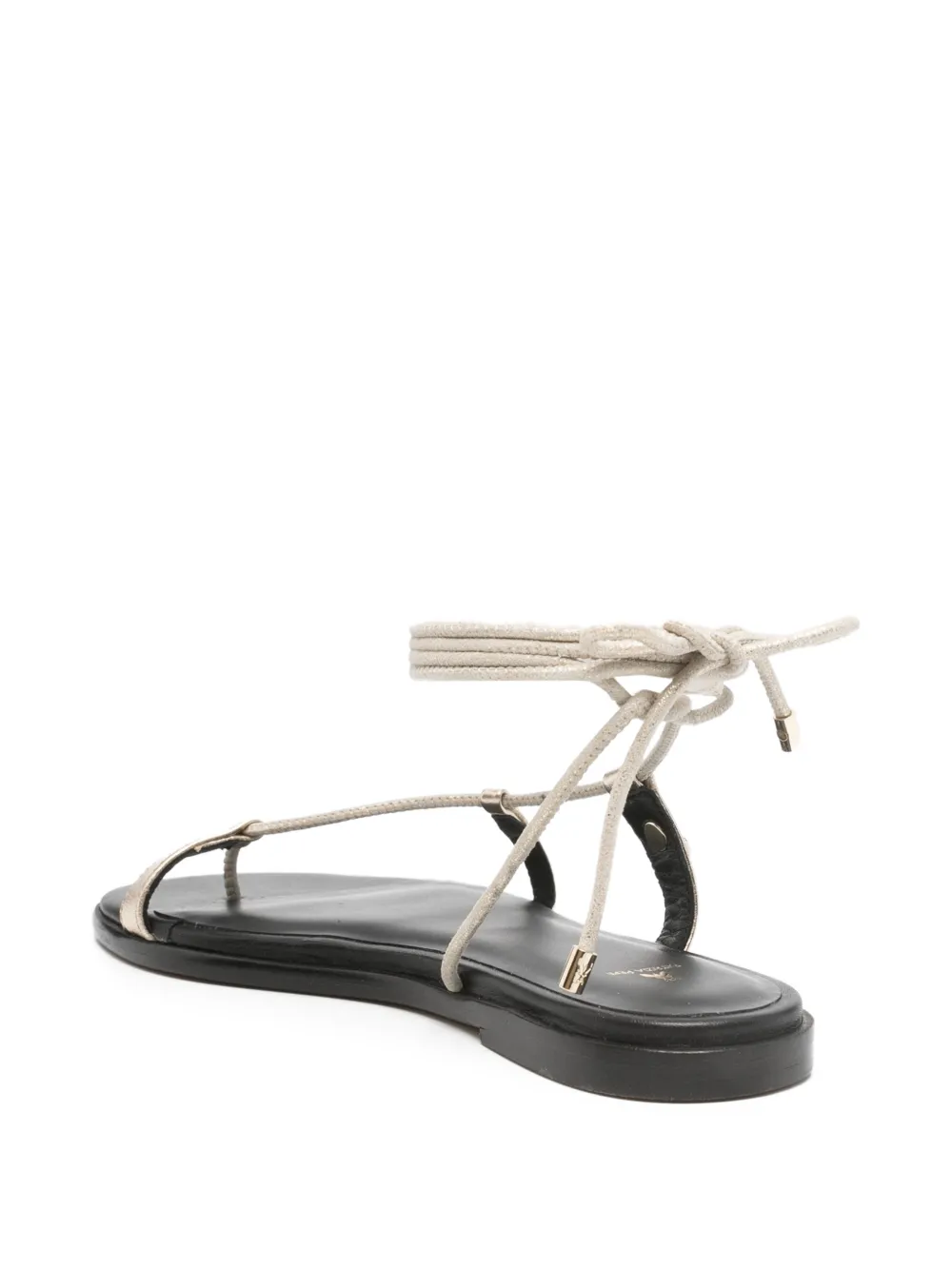 Patrizia Pepe leather sandals Beige