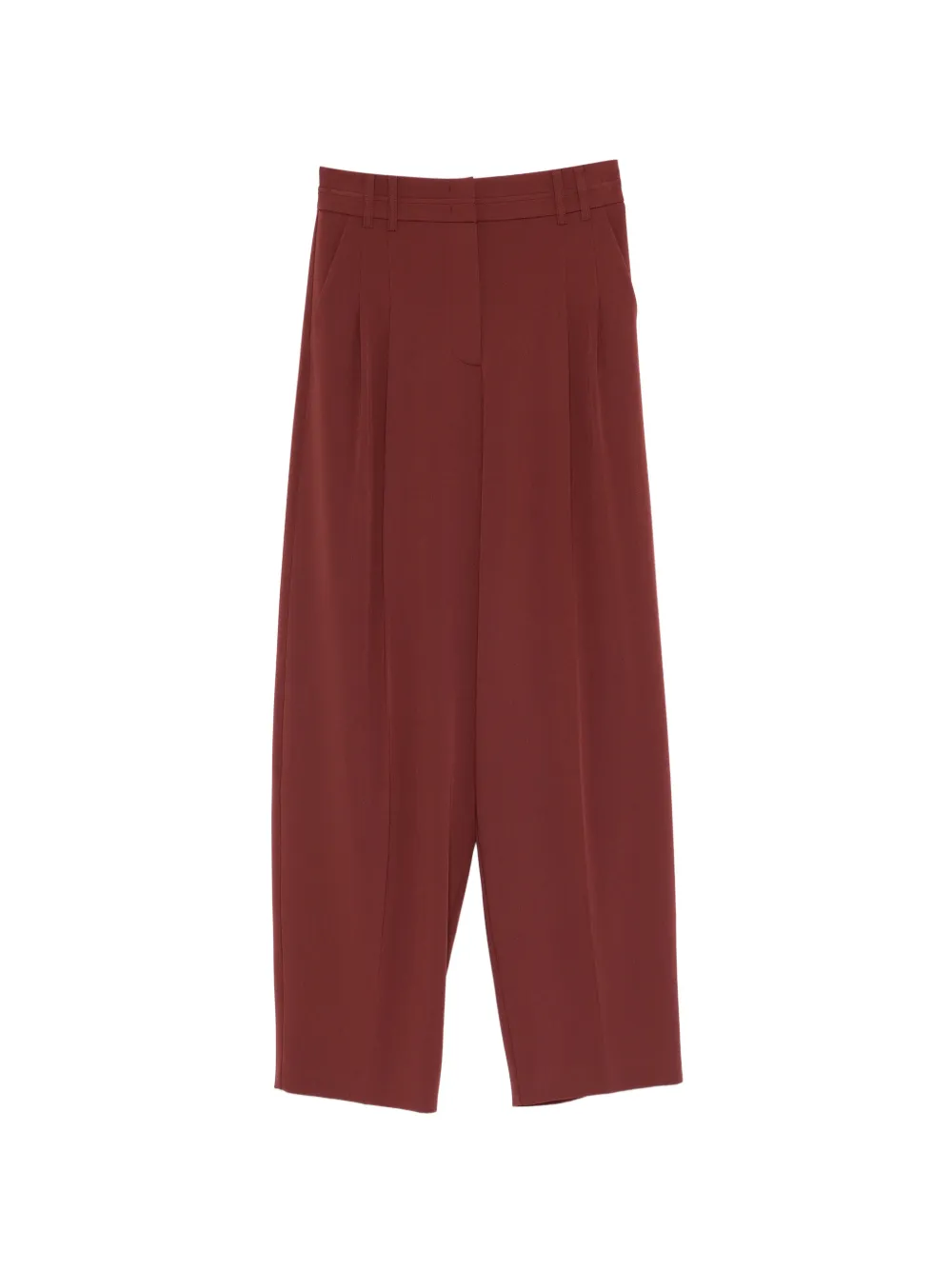 Patrizia Pepe pleated palazzo pants - Rosso