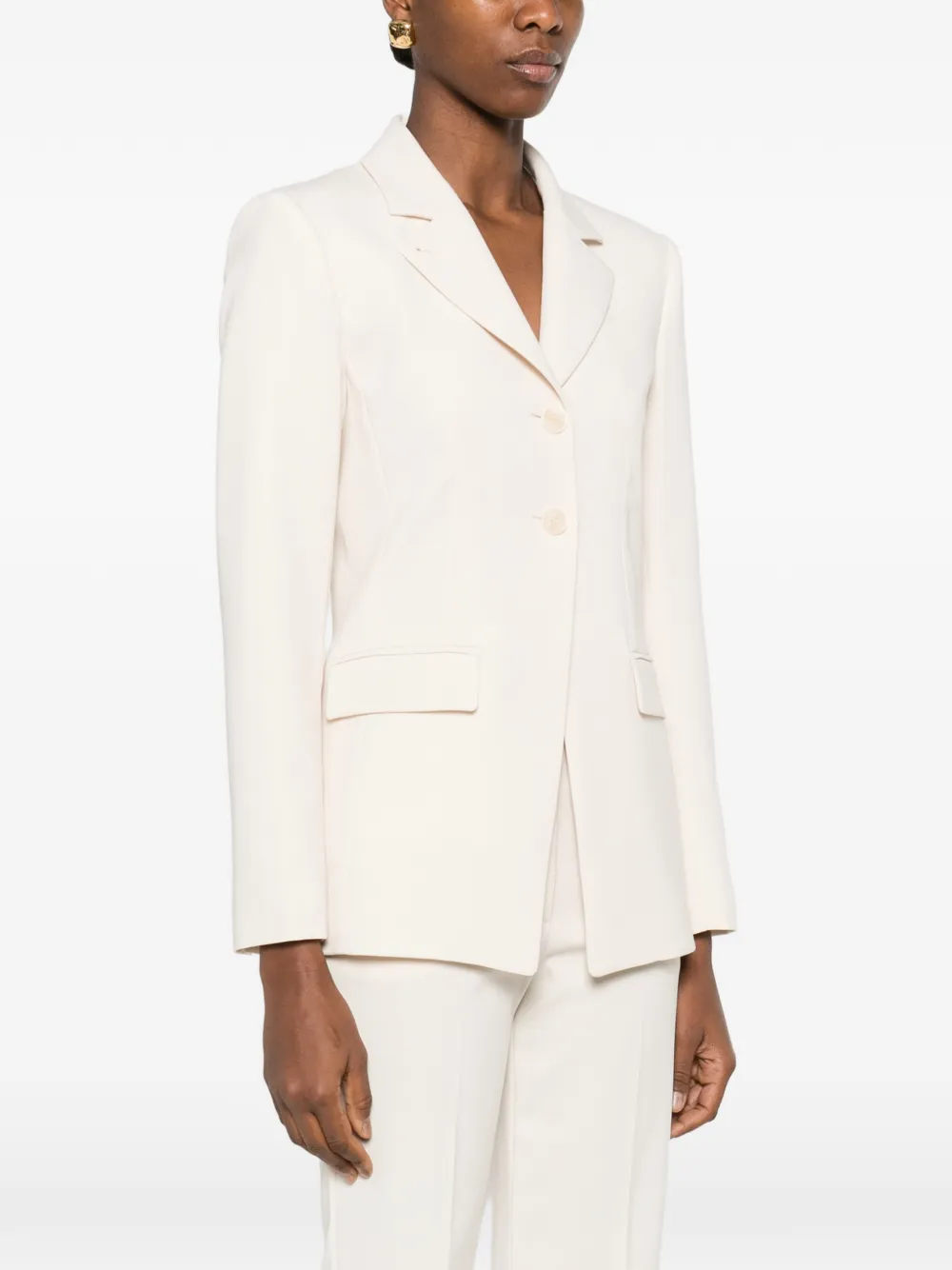 Patrizia Pepe Slim Tailored Blazer - Neutrals 