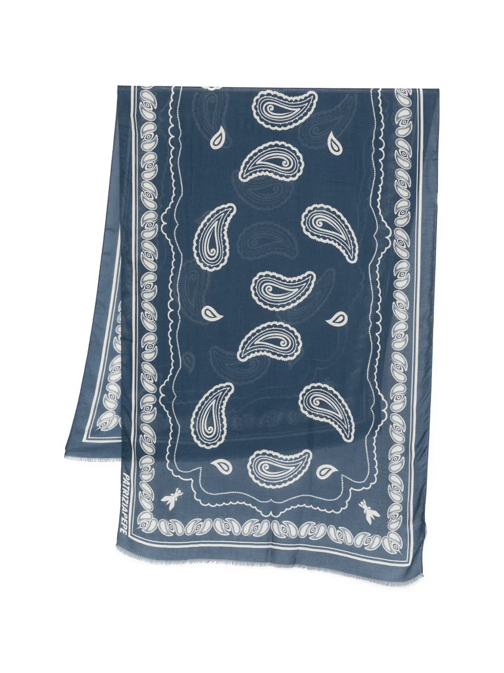Patrizia Pepe graphic-print scarf - Blu