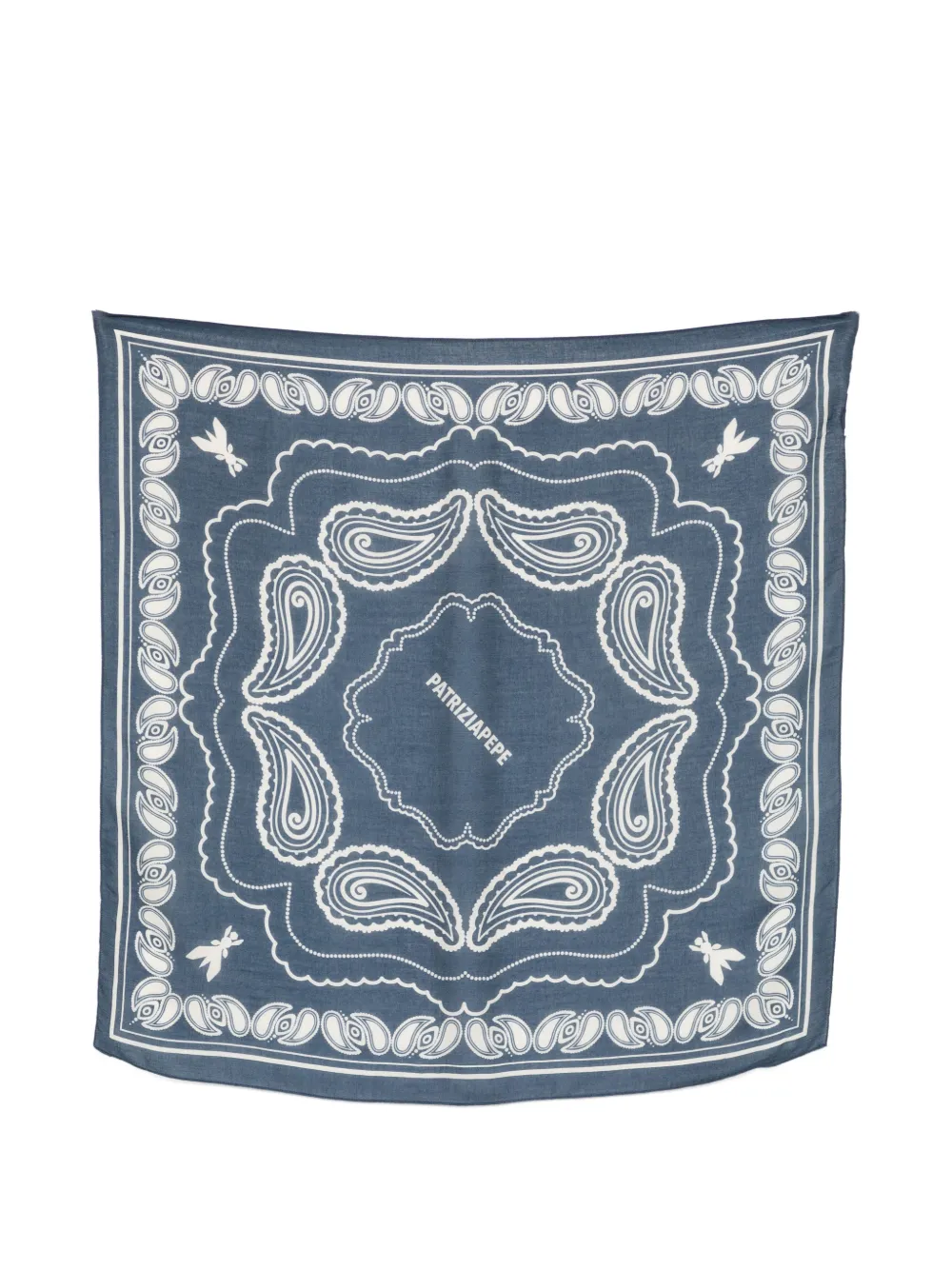 Patrizia Pepe graphic-print scarf - Blu