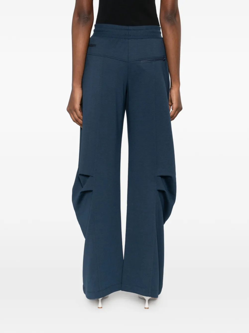 Patrizia Pepe Fleece oversized trainingsbroek Blauw
