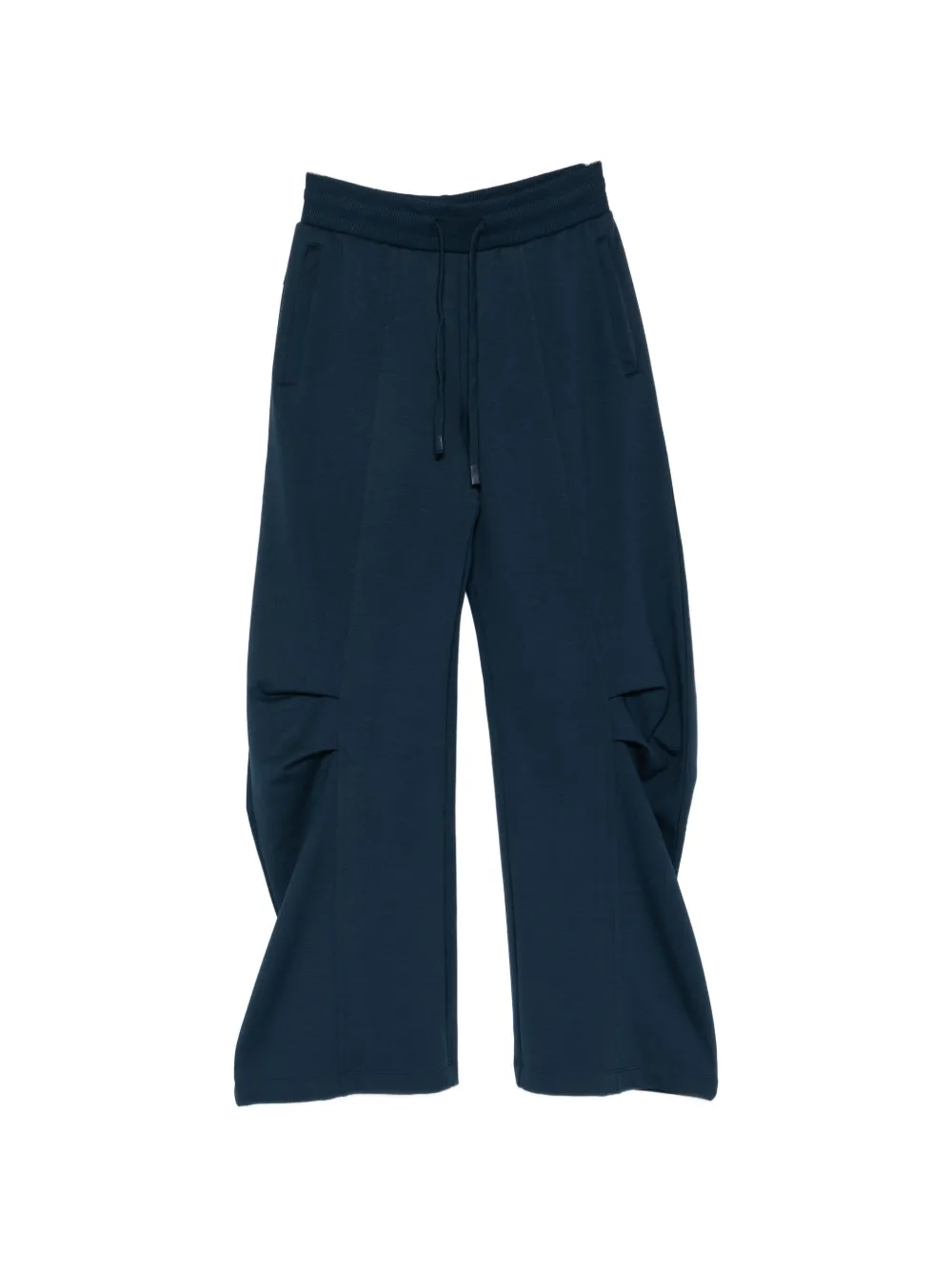 Patrizia Pepe fleece oversized track pants - Blu