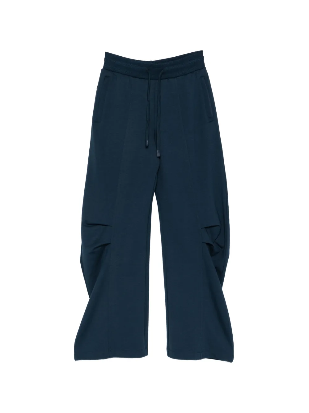 Patrizia Pepe fleece oversized track pants - Blu