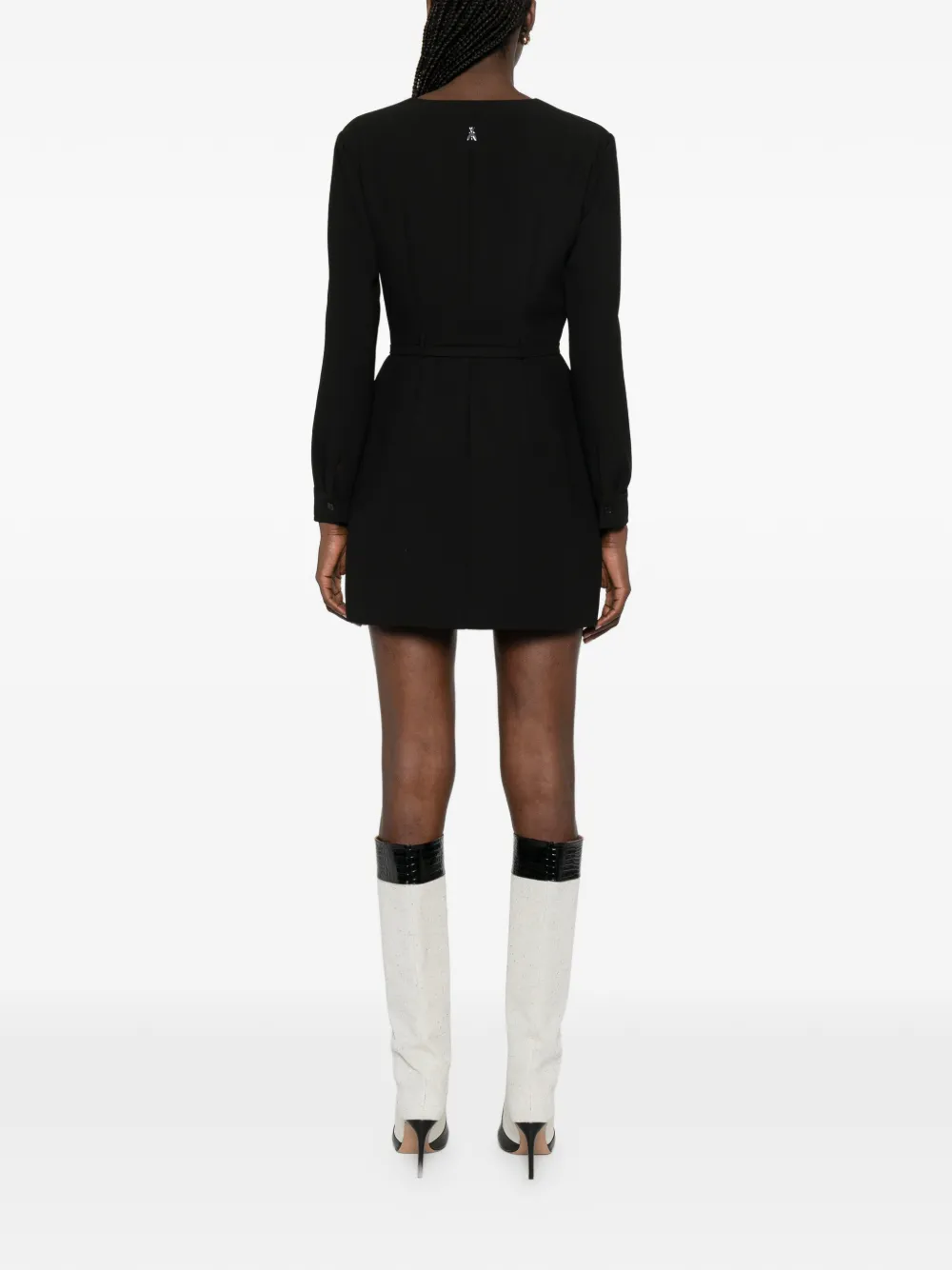 Patrizia Pepe Mini-jurk met V-hals Zwart