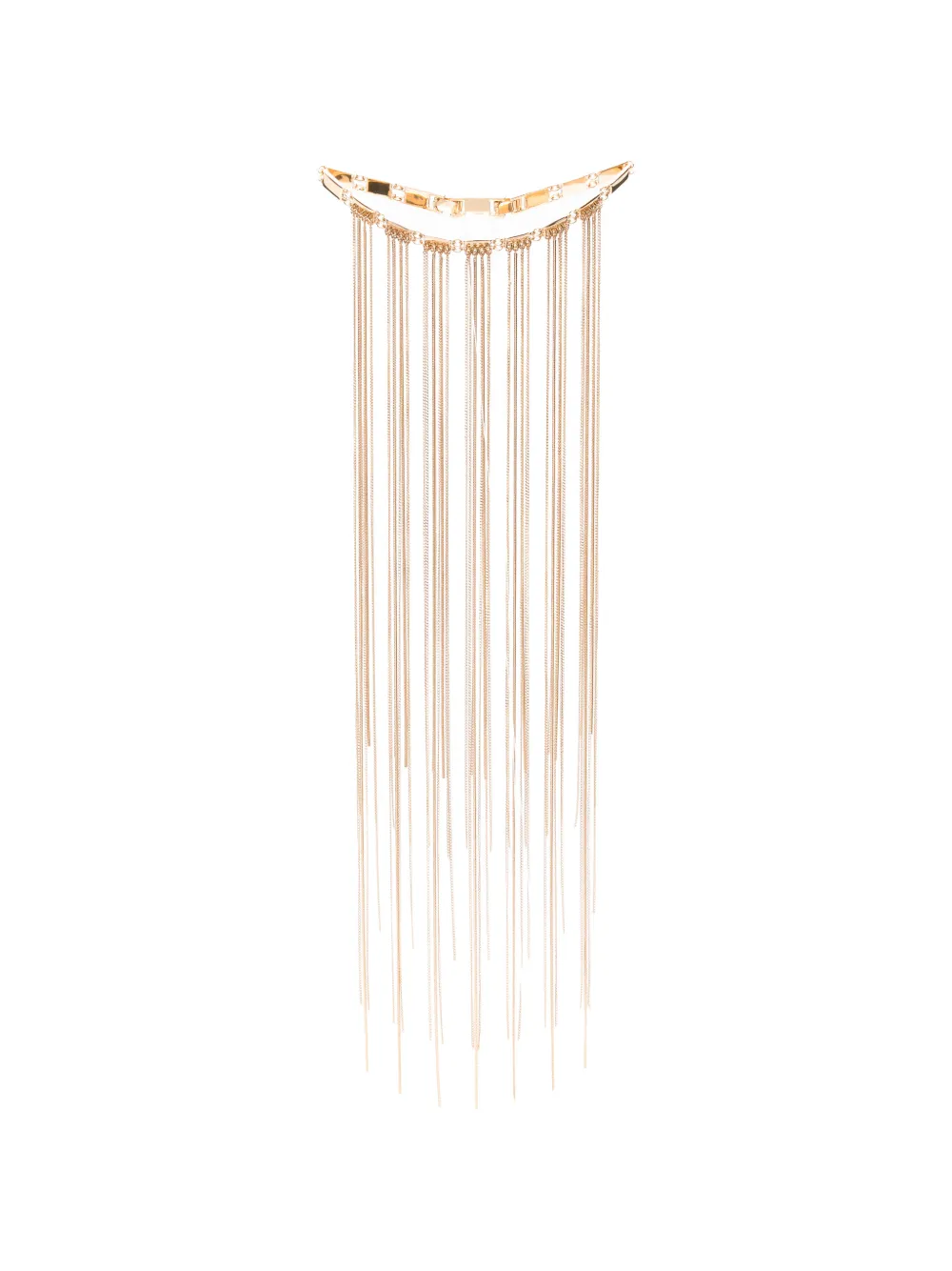 Patrizia Pepe chain-fringe choker necklace - Oro