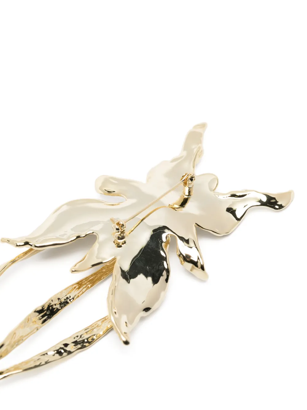  Patrizia Pepe Flower Brooch - Gold 