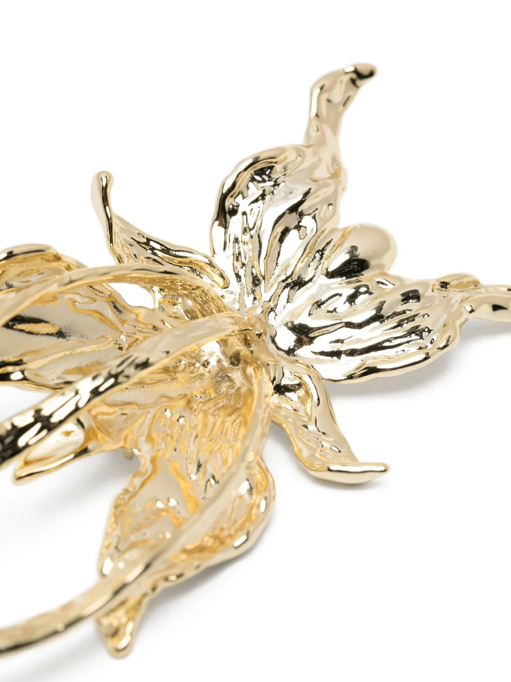  Patrizia Pepe Flower Brooch - Gold 