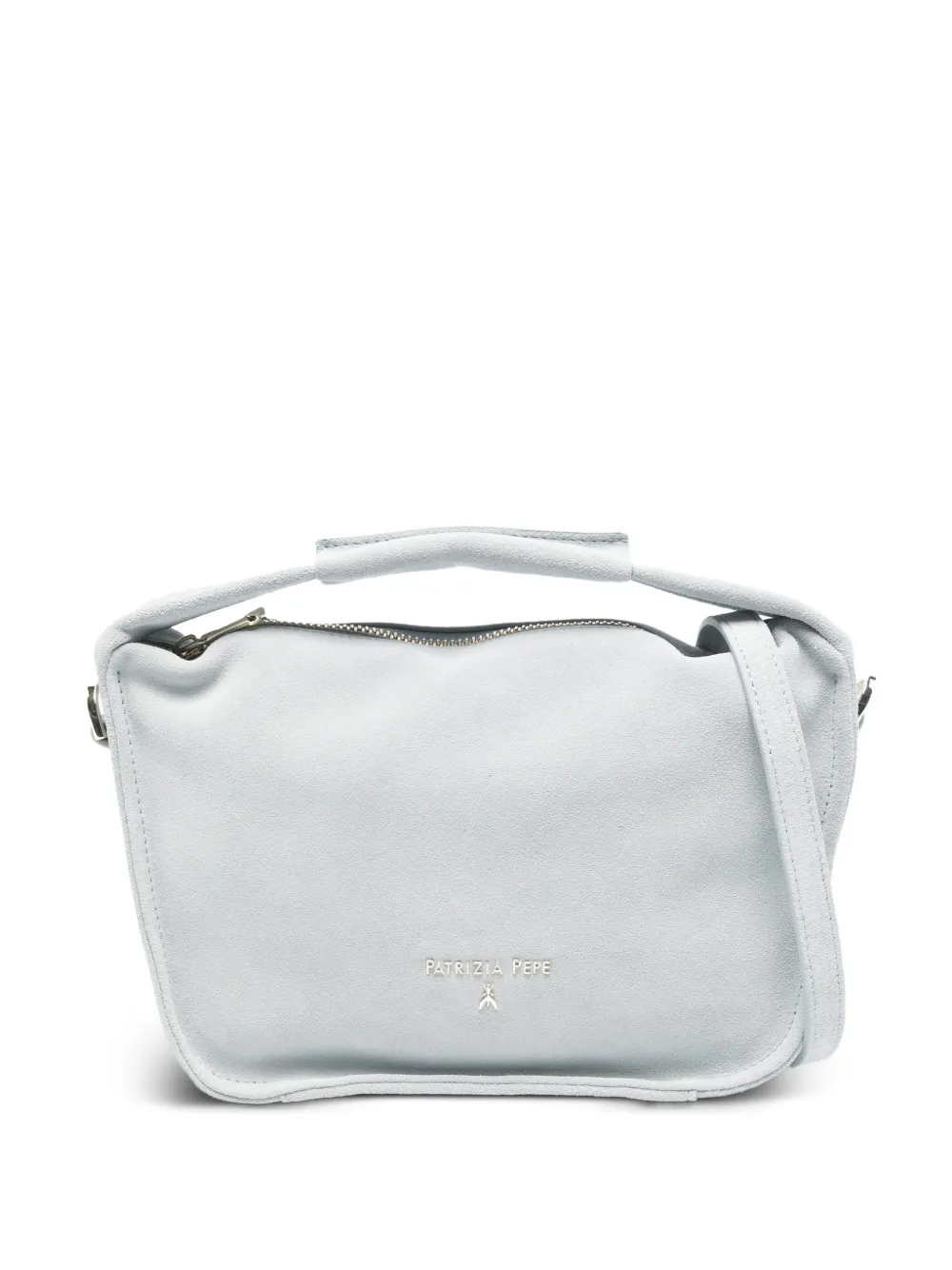 Patrizia Pepe suede tote bag - Blu